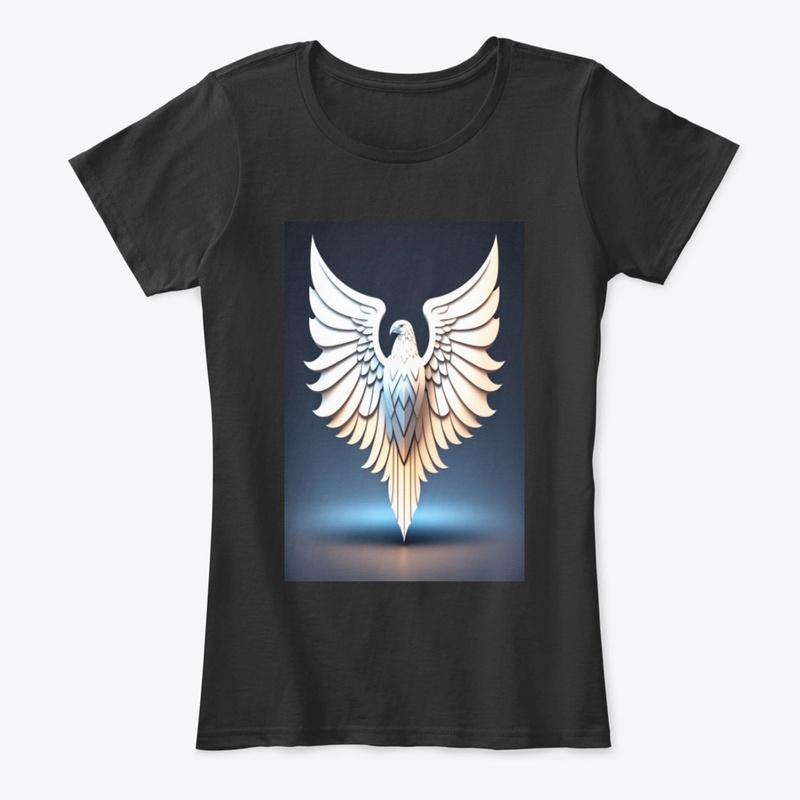 eagle icon on a t-shirt.