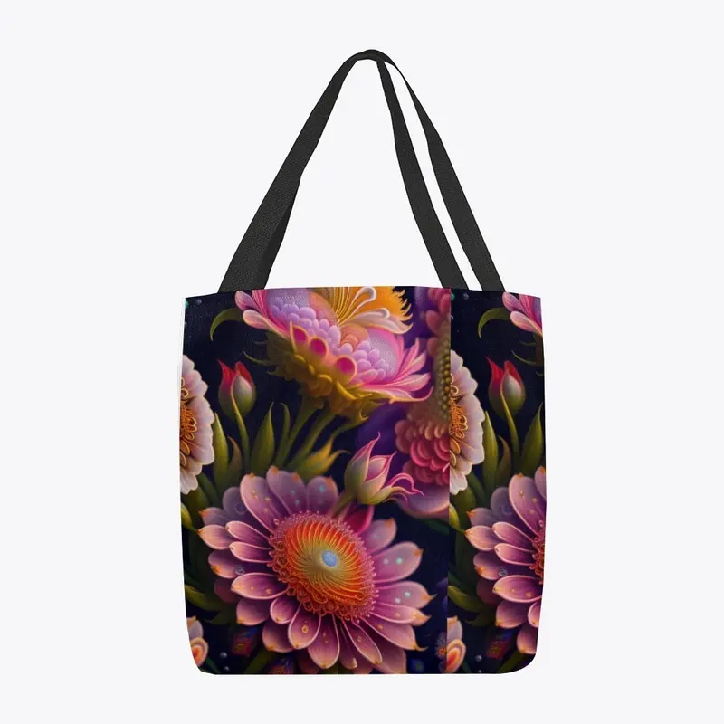 flower designed handbag