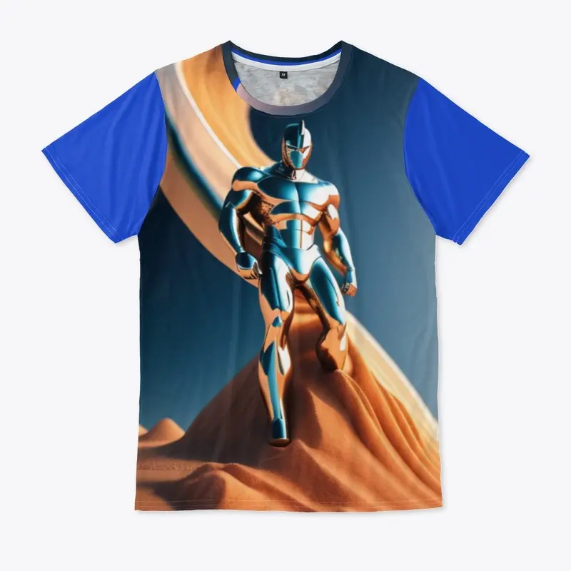 Silver surfer design t-shirt